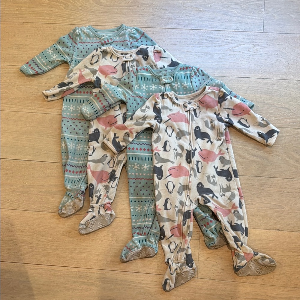 4 Fleece Pajamas Bundle